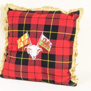 Welsh flags and ram cushion from Whiterig Truck Curtains