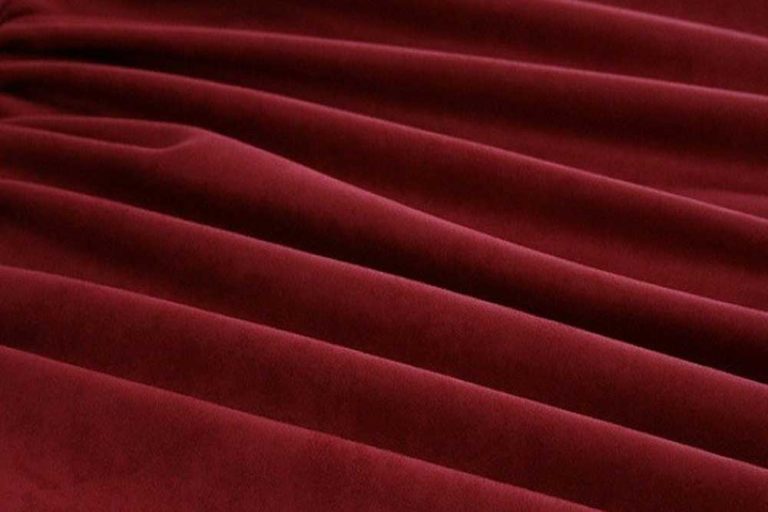 Whiterig Truck Curtains Fabric Colours-Suede – Red-667